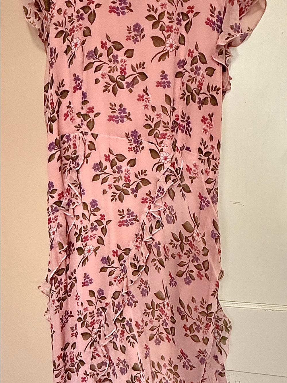 Coldwater Creek Pink Floral Dress